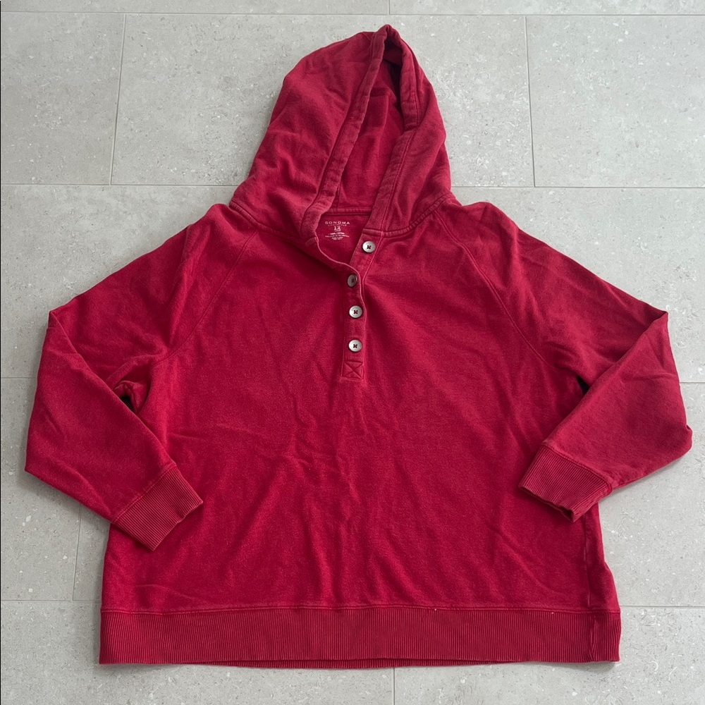 Sonoma Red Hoodie Sweatshirt